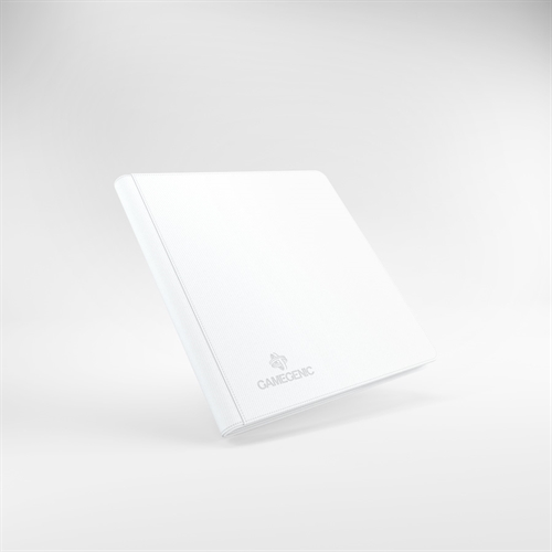 Gamegenic 24-Pocket Premium Zip-Album - Hvid - Kortspils Samlemappe